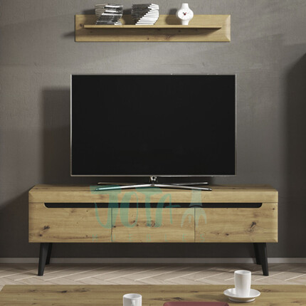 MESA TV 160 NATURAL WOOD | Muebles Jota